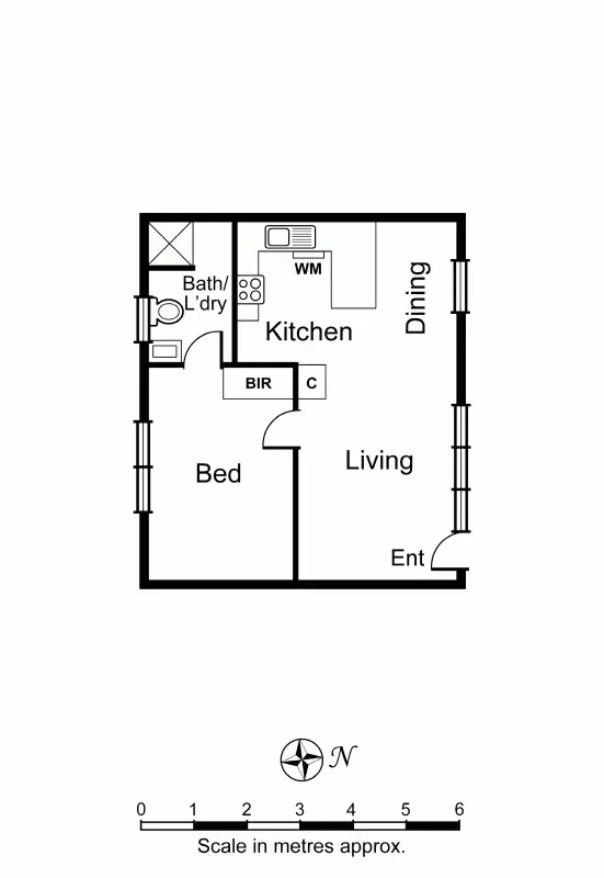 Floorplan of Homely apartment listing, 4/1 Clendon Road, Armadale VIC 3143