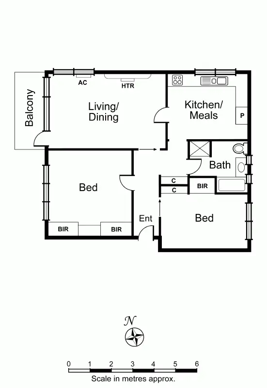 Floorplan of Homely unit listing, 10/36 Grandview Grove, Prahran VIC 3181