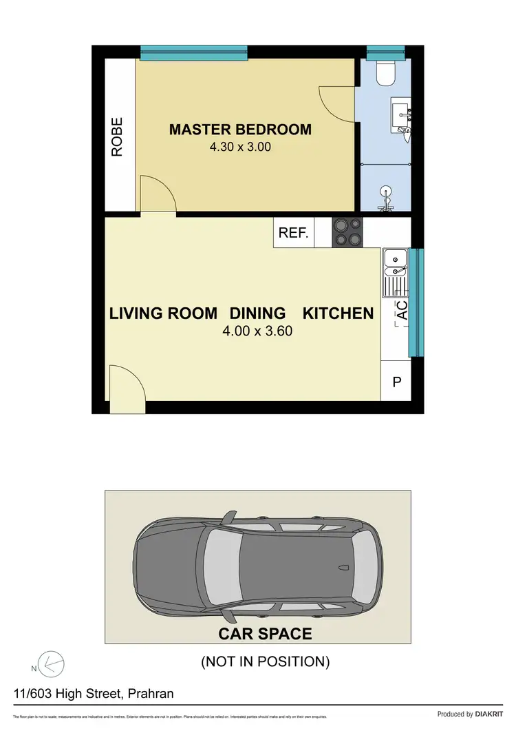 Floorplan of Homely apartment listing, 11/603 High Street, Prahran VIC 3181
