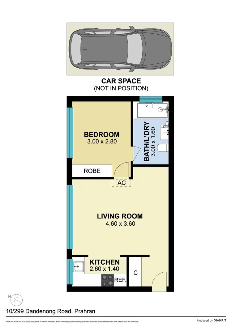 Floorplan of Homely apartment listing, 10/299 Dandenong Road, Prahran VIC 3181