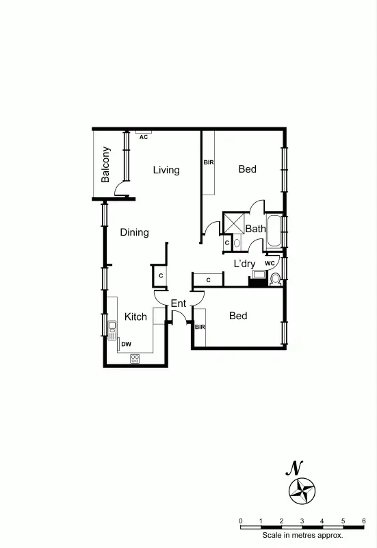 Floorplan of Homely apartment listing, 2/4 Avondale Road, Armadale VIC 3143