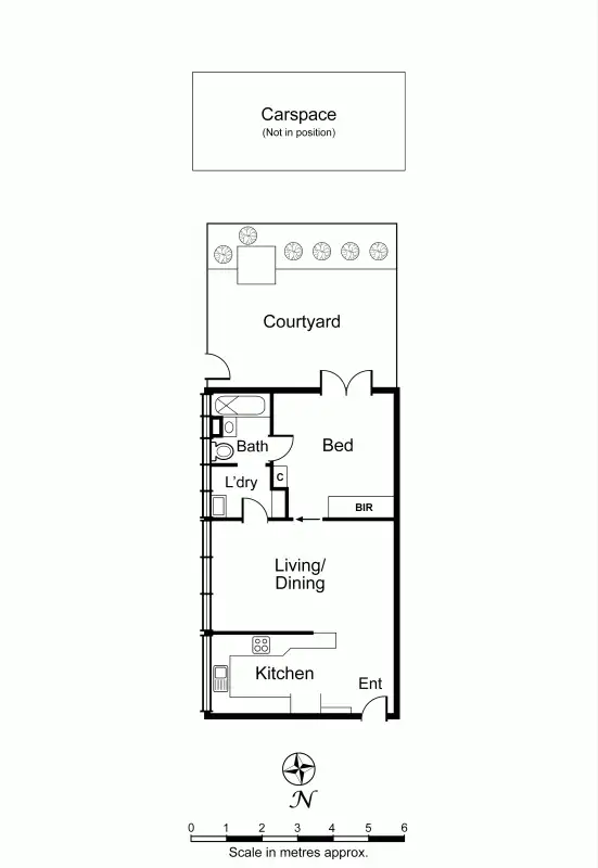 Floorplan of Homely apartment listing, 1/263 Dandenong Road, Prahran VIC 3181
