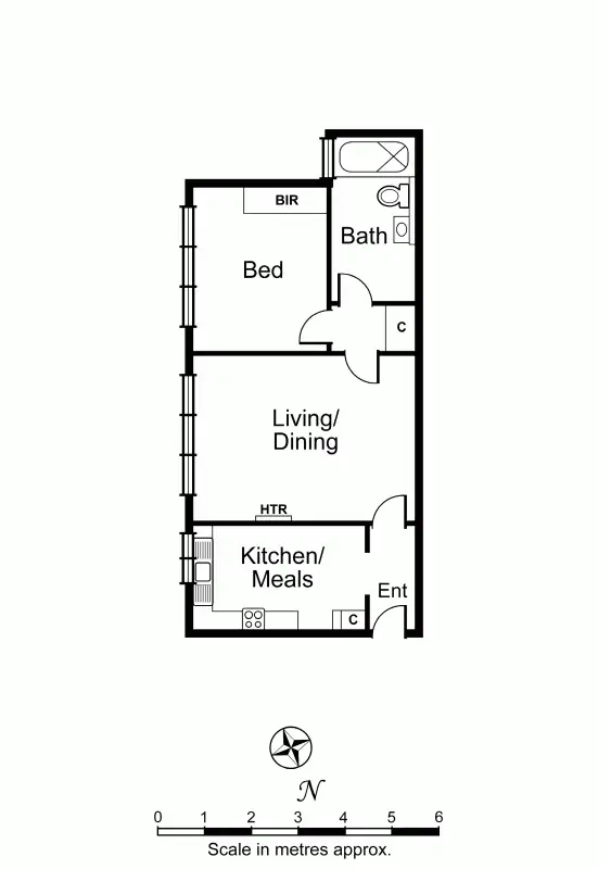 Floorplan of Homely apartment listing, 28/6-8 Avondale Road, Armadale VIC 3143