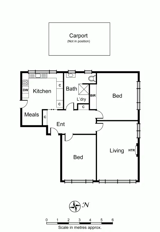 Floorplan of Homely apartment listing, 6/31 Mercer Road, Armadale VIC 3143