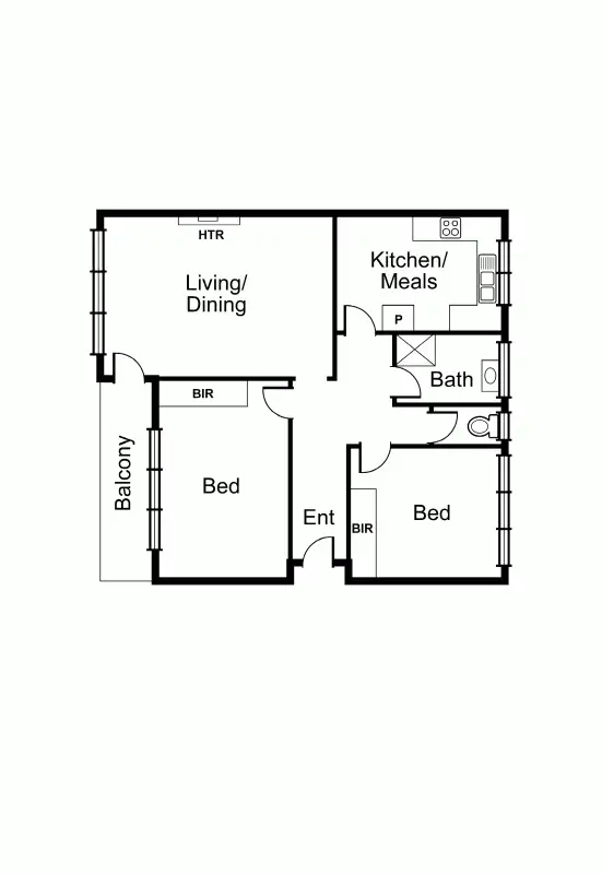Floorplan of Homely apartment listing, 4/32 The Avenue, Prahran VIC 3181