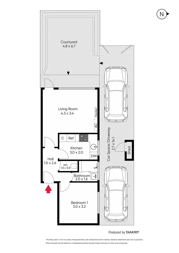 Floorplan of Homely apartment listing, 2/8 Williams Road, Prahran VIC 3181