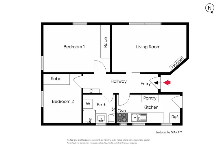 Floorplan of Homely apartment listing, 4/60 Chapel Street, St Kilda VIC 3182