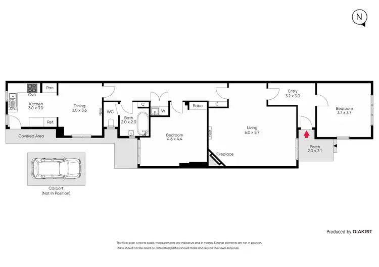 Floorplan of Homely apartment listing, 2/8 Ardoch Avenue, St Kilda East VIC 3183