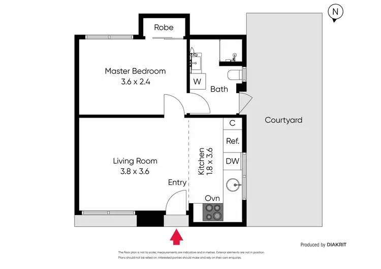 Floorplan of Homely apartment listing, 3/70 Grange Road, Carnegie VIC 3163