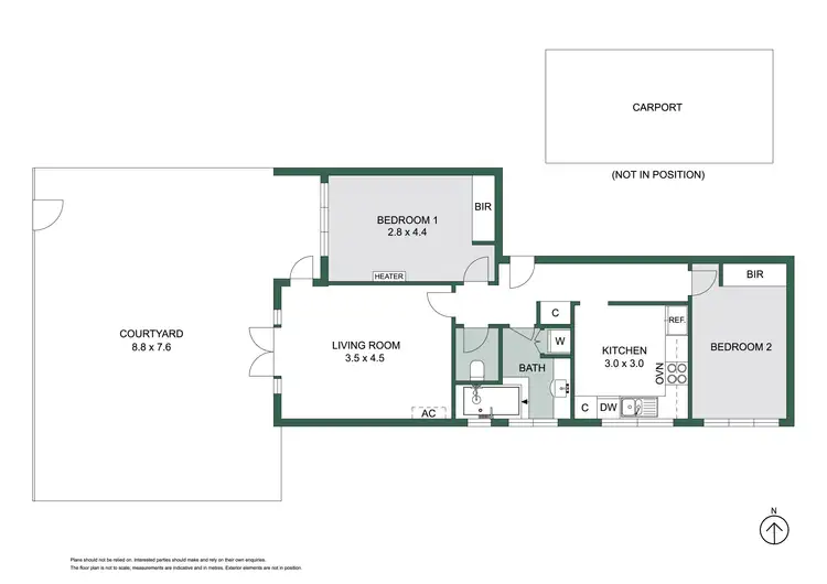 Floorplan of Homely apartment listing, 2/8 Maitland Street, Glen Iris VIC 3146
