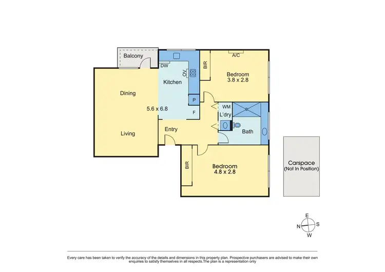Floorplan of Homely apartment listing, 8/6 Karbarook Avenue, Prahran VIC 3181