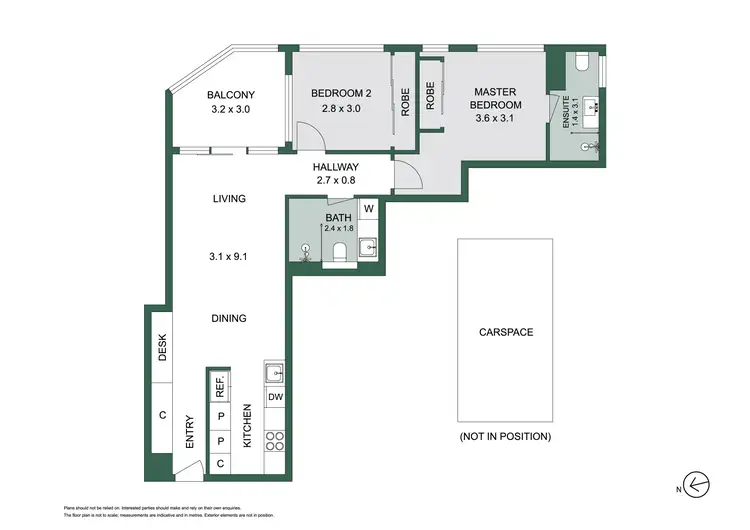 Floorplan of Homely apartment listing, 508/31 Grattan Street, Prahran VIC 3181