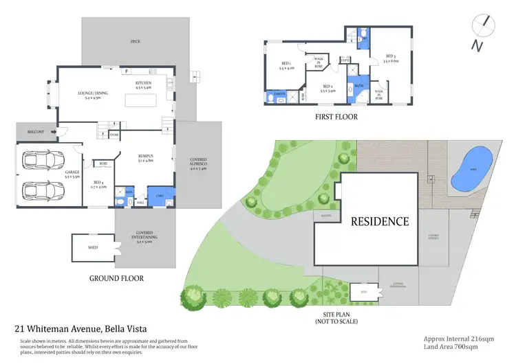 Floorplan of Homely house listing, 21 Whiteman Avenue, Bella Vista NSW 2153