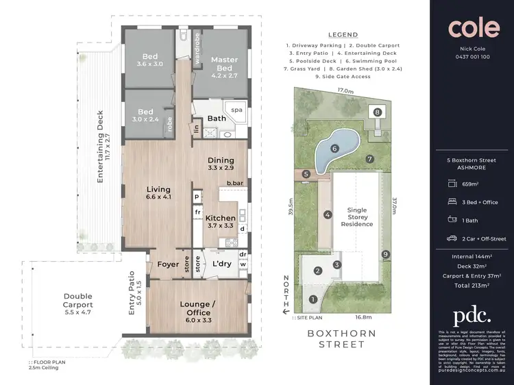 Floorplan of Homely house listing, 5 Boxthorn Street, Ashmore QLD 4214