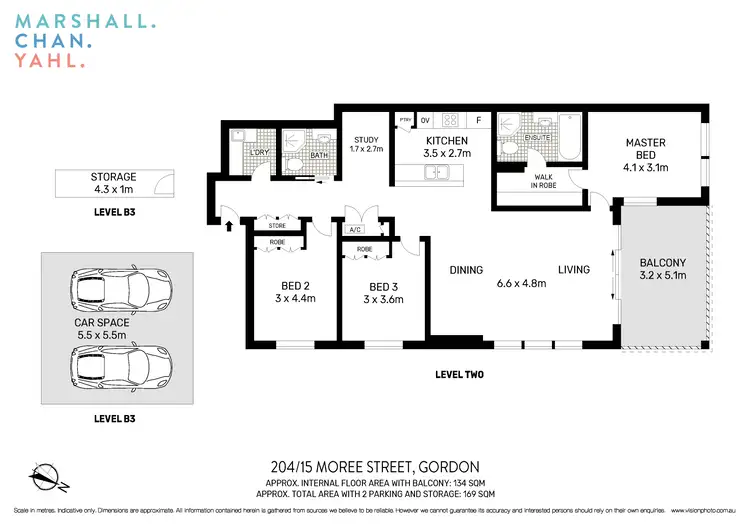 Floorplan of Homely apartment listing, 204/15 Moree Street, Gordon NSW 2072