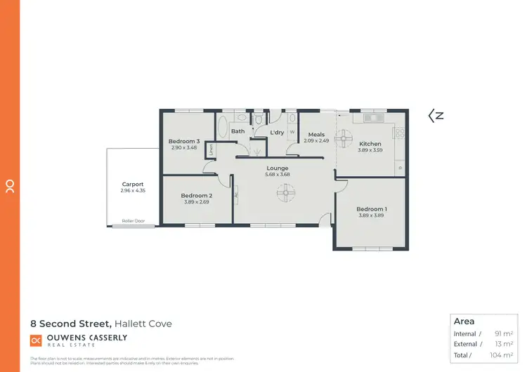 Floorplan of Homely house listing, 8 Second Street, Hallett Cove SA 5158