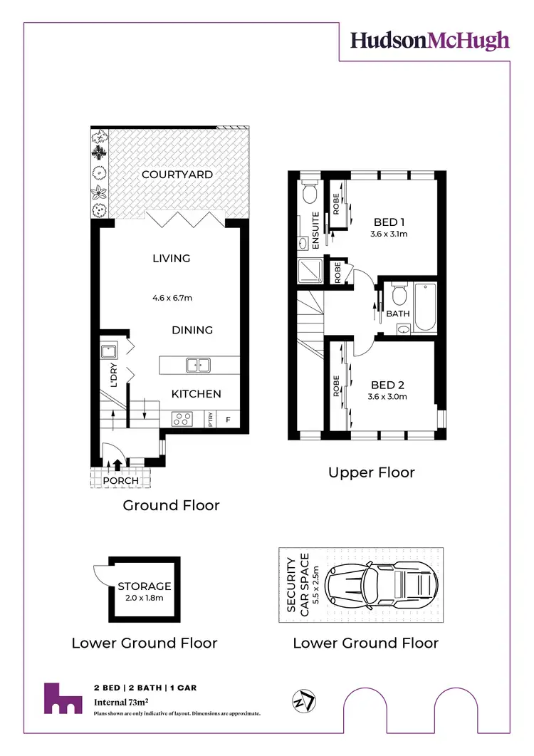 Floorplan of Homely townhouse listing, 2/26 Lords Road, Leichhardt NSW 2040