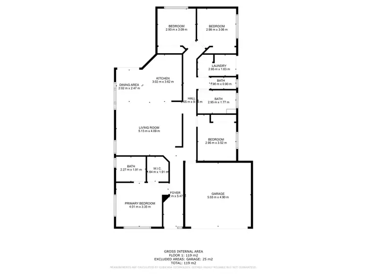 Floorplan of Homely house listing, 3 Allyra Drive, Morayfield QLD 4506