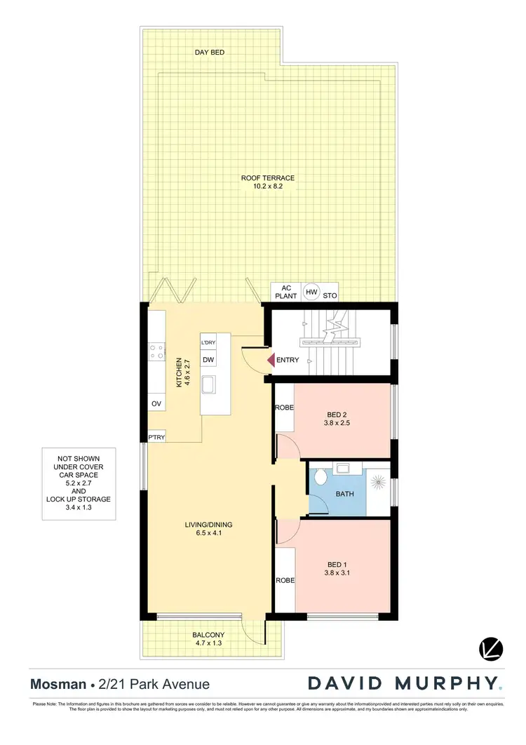 Floorplan of Homely apartment listing, 2/21 Park Avenue, Mosman NSW 2088