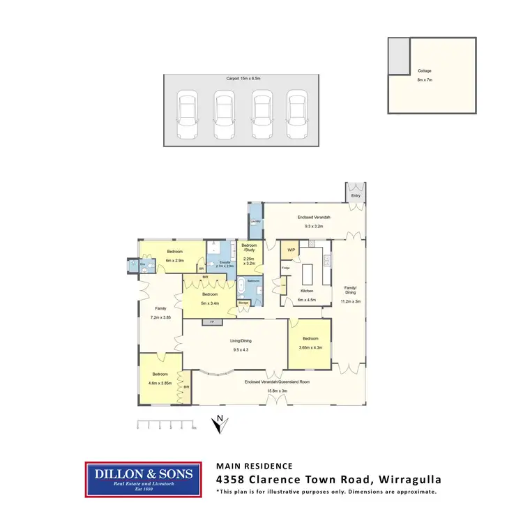 Floorplan of Homely rural property listing, 4358 Clarence Town Road, Dungog NSW 2420