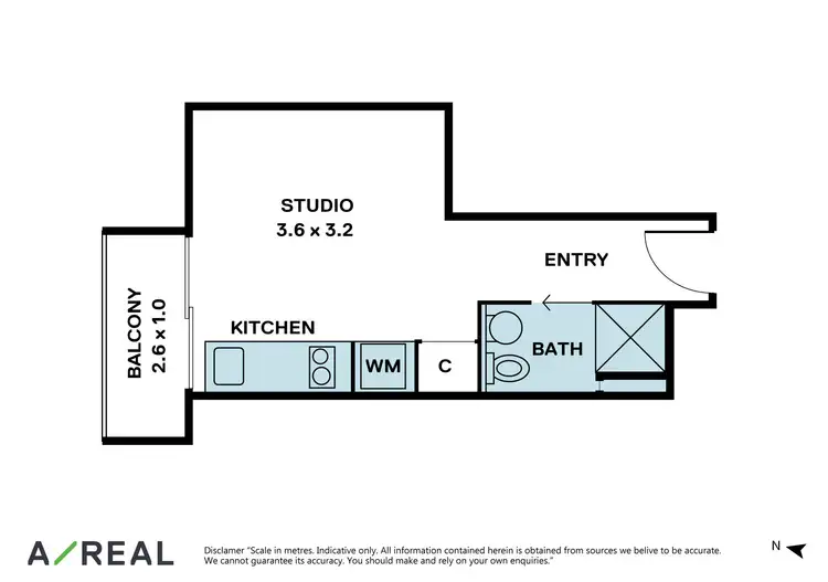 Floorplan of Homely apartment listing, 711/253 Franklin Street, Melbourne VIC 3000