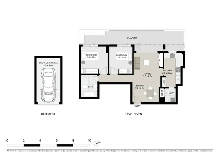 Floorplan of Homely apartment listing, 703/2 Gordon Street, Brighton-Le-Sands NSW 2216