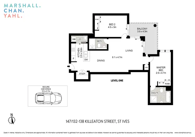 Floorplan of Homely apartment listing, 147/132-138 Killeaton Street, St Ives NSW 2075