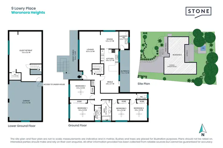 Floorplan of Homely house listing, 9 Lowry Place, Woronora Heights NSW 2233