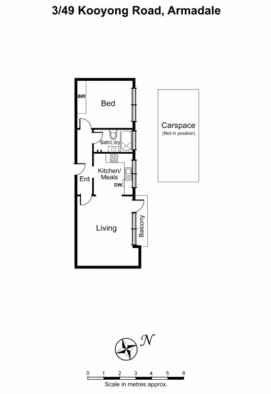 Floorplan of Homely unit listing, 3/49 Kooyong Road, Armadale VIC 3143