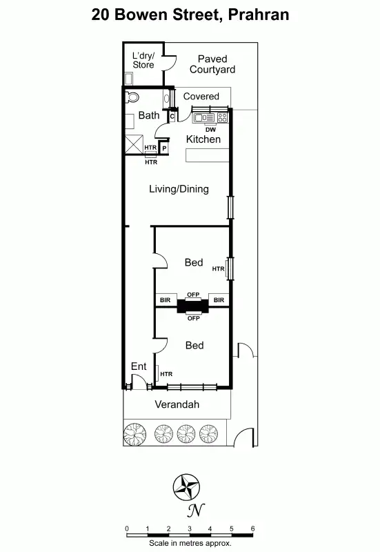 Floorplan of Homely house listing, 20 Bowen Street, Prahran VIC 3181