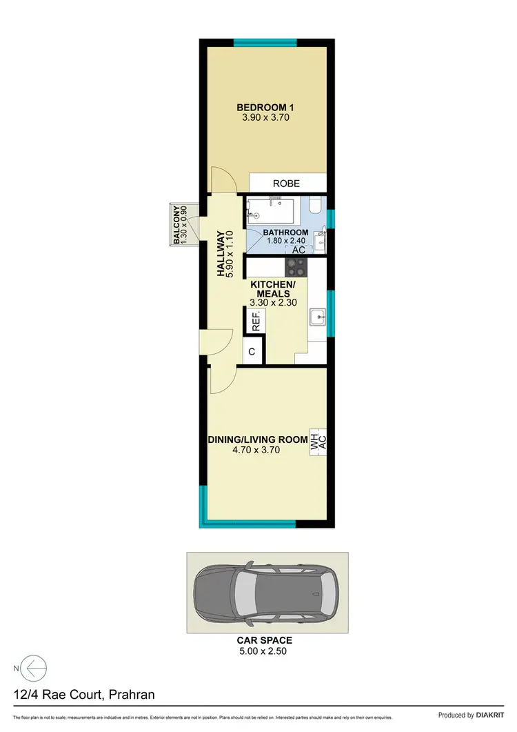 Floorplan of Homely apartment listing, 12/4 Rae Court, Prahran VIC 3181