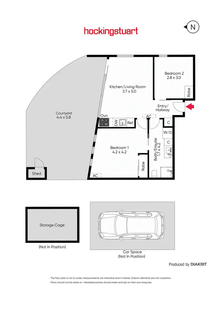 Floorplan of Homely apartment listing, 1/400 Dandenong Road, Caulfield North VIC 3161