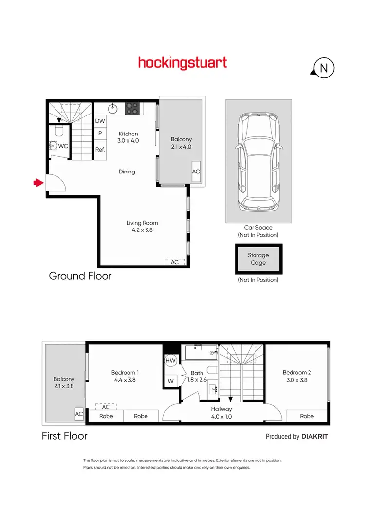Floorplan of Homely apartment listing, 15/8 The Avenue, Prahran VIC 3181