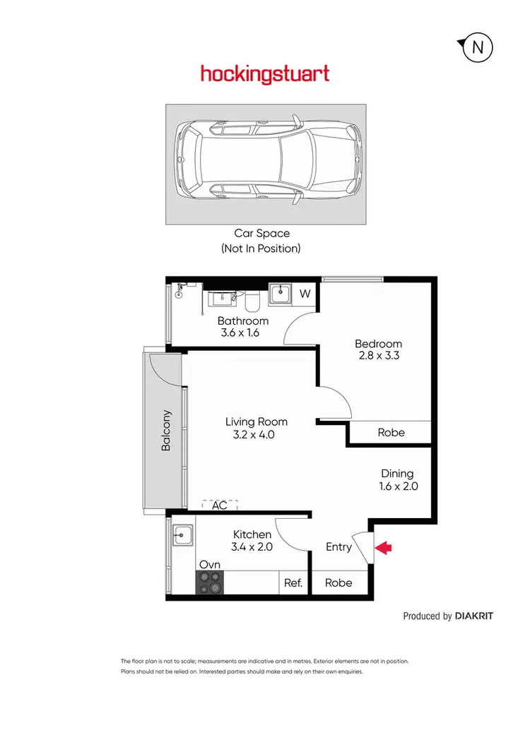 Floorplan of Homely apartment listing, 3/49A Denbigh Road, Armadale VIC 3143