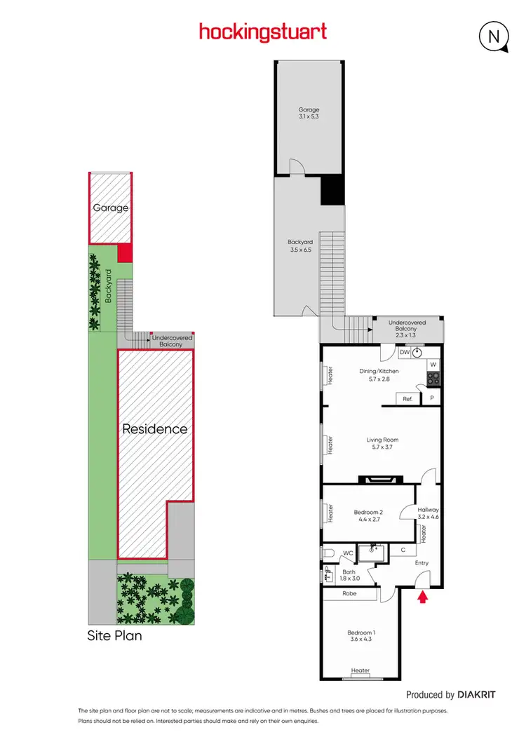 Floorplan of Homely apartment listing, 2/864 High Street, Armadale VIC 3143