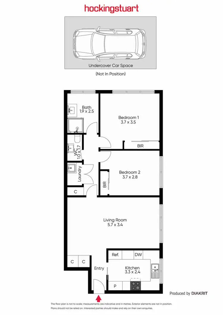 Floorplan of Homely apartment listing, 6/597 Orrong Road, Armadale VIC 3143