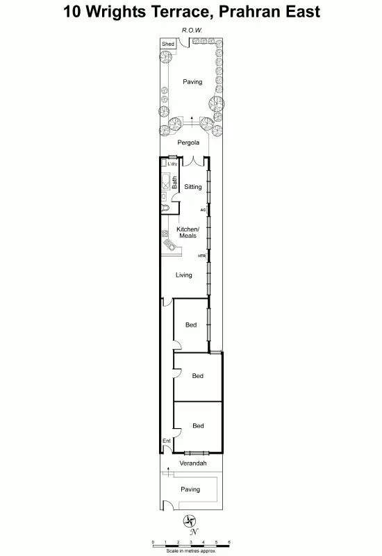 Floorplan of Homely house listing, 10 Wrights Terrace, Prahran VIC 3181