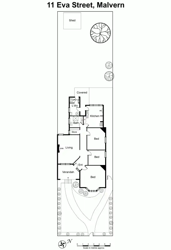 Floorplan of Homely house listing, 11 Eva Street, Malvern VIC 3144