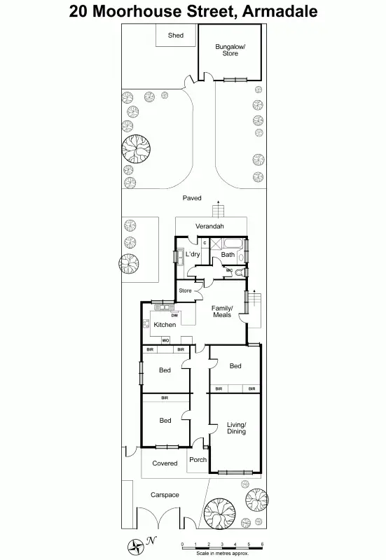 Floorplan of Homely house listing, 20 Moorhouse Street, Armadale VIC 3143