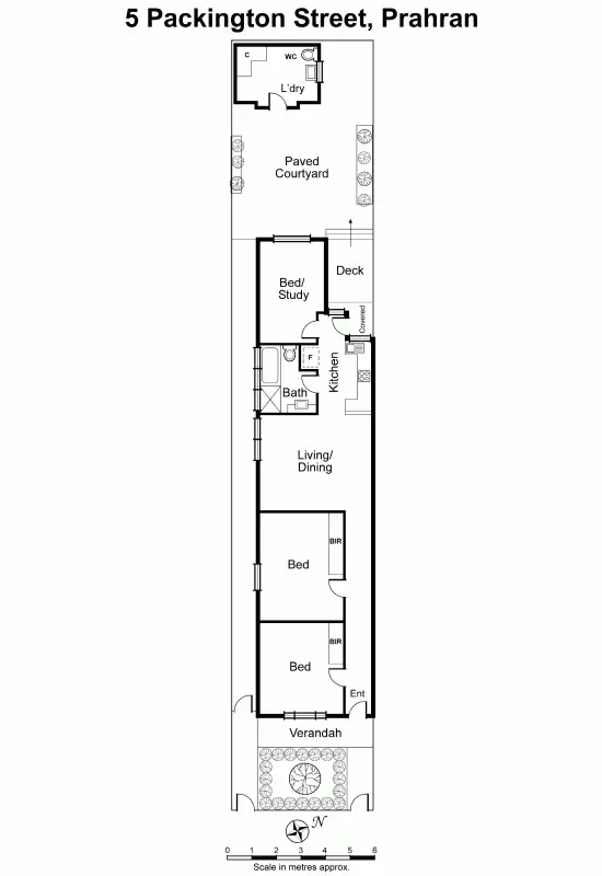 Floorplan of Homely house listing, 5 Packington Street, Prahran VIC 3181