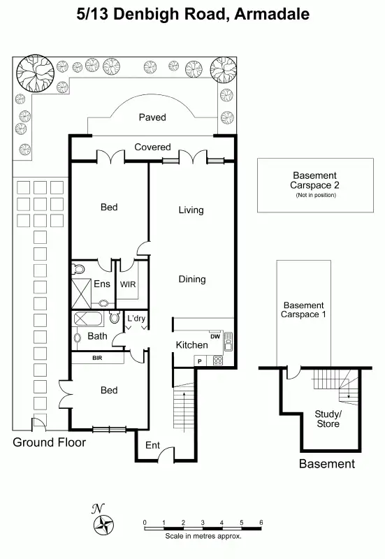 Floorplan of Homely townhouse listing, 5/13 Denbigh Road, Armadale VIC 3143