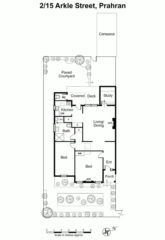 Floorplan of Homely house listing, 2/15 Arkle Street, Prahran VIC 3181