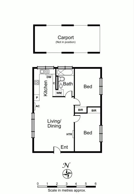 Floorplan of Homely unit listing, 2/25 Gladstone Avenue, Armadale VIC 3143