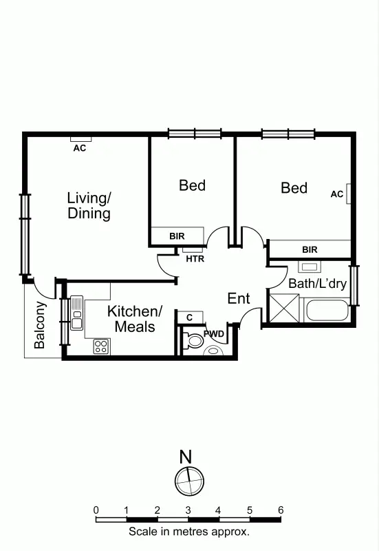 Floorplan of Homely apartment listing, 3/50 Denbigh Road, Armadale VIC 3143