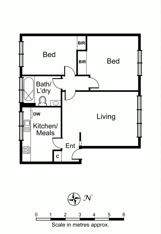 Floorplan of Homely apartment listing, 13/21 Irving Avenue, Prahran VIC 3181