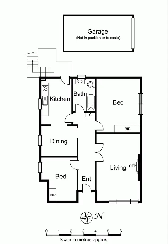 Floorplan of Homely apartment listing, 4/55 Denbigh Road, Armadale VIC 3143