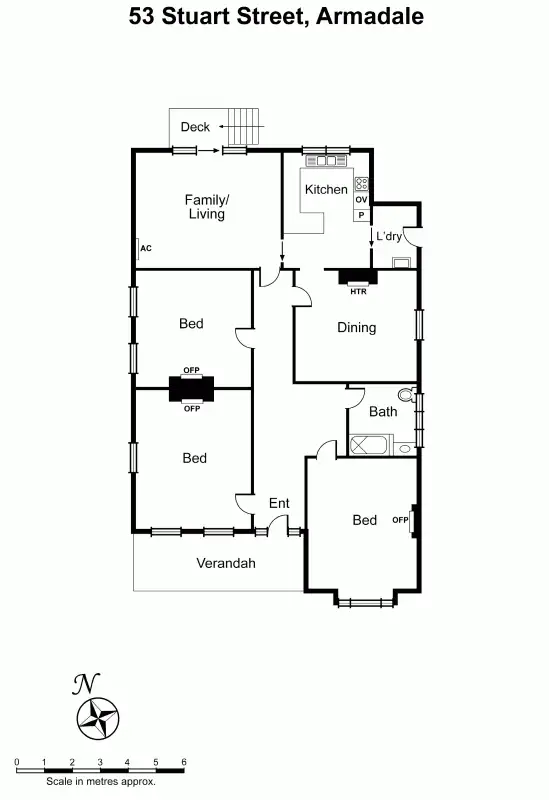 Floorplan of Homely house listing, 53 Stuart Street, Armadale VIC 3143