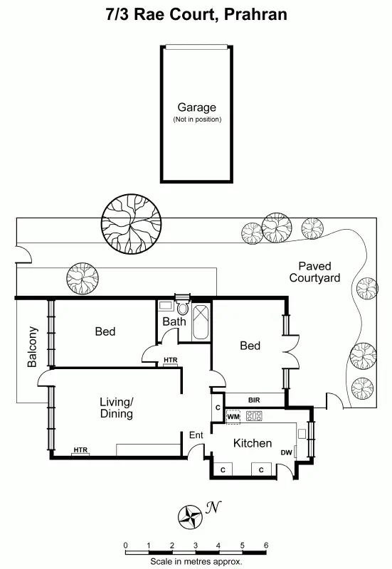 Floorplan of Homely unit listing, 7/3 Rae Court, Prahran VIC 3181