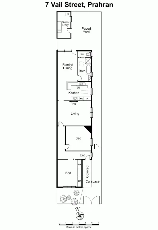 Floorplan of Homely house listing, 7 Vail Street, Prahran VIC 3181