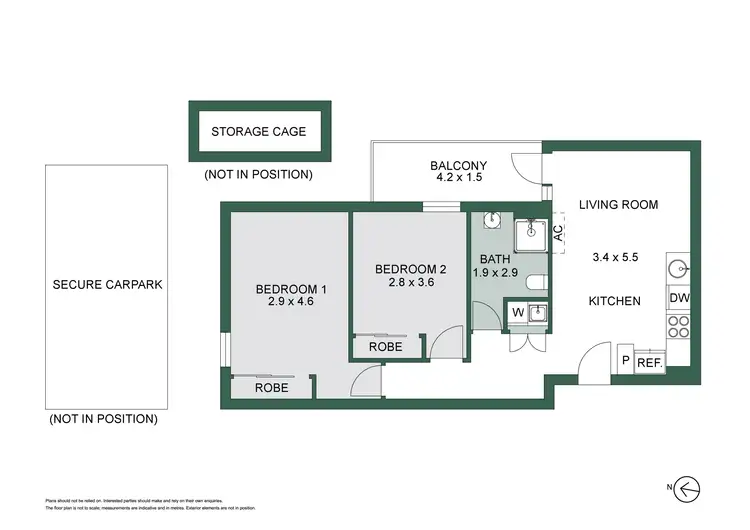 Floorplan of Homely apartment listing, 204/233 Dandenong Road, Prahran VIC 3181